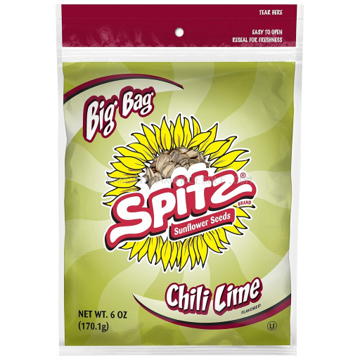 SPITZ SUNFLOWER SEEDS CHILI LIME 9/6 OZ