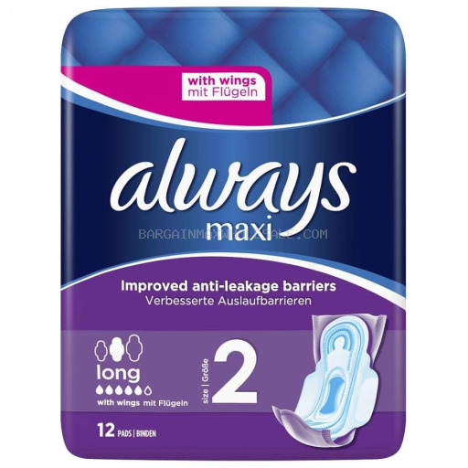 ALWAYS MAXI SIZE 2 12/16 CT