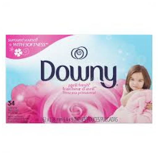 00037000780458 DOWNY DRYER SH 12/34CT - Image 1