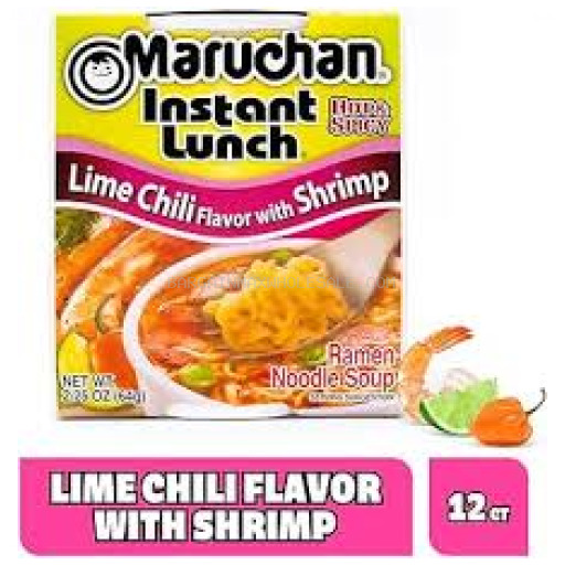 MARUCHAN LIME SHRIMP 12 CT