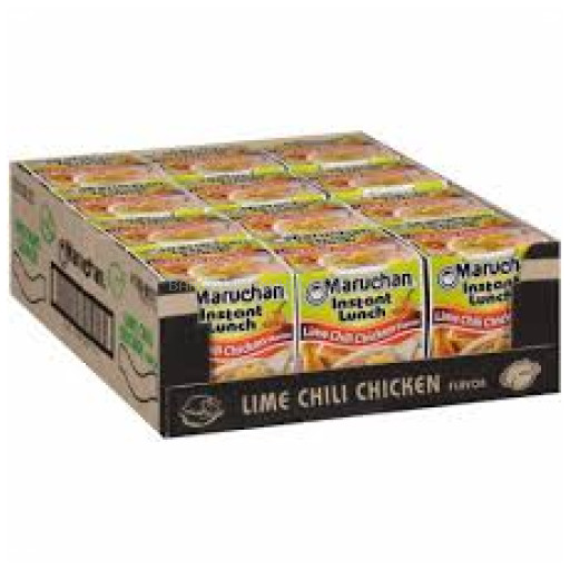 MARUCHAN LIME CHILI WITH CHICKEN 12 CT