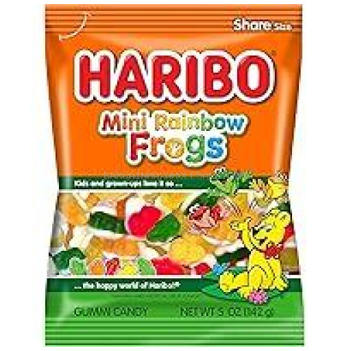 HARIBO MINI RAINBOW FROGS 12/5 OZ
