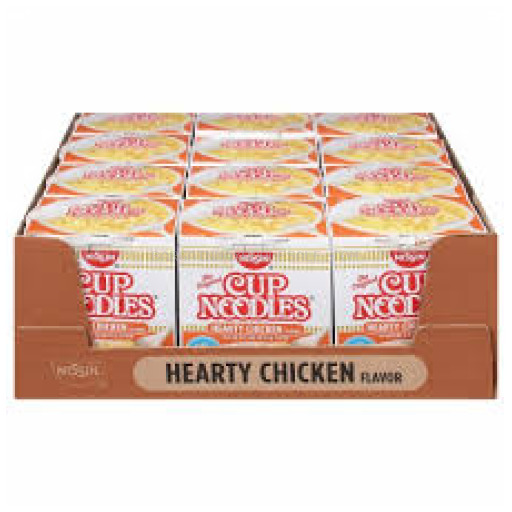 NISSIN CUP NOODLES CHICKEN 12 CT