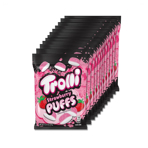 TROLLI STRBRY PUFFS 12/5 OZ