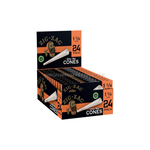 ZIG-ZAG PAPPER CONES UT 1 1/4 6/24 CT