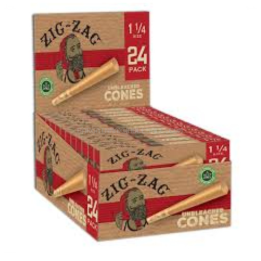 ZIG-ZAG PAPPER CONES 1 1/4 6/24 CT