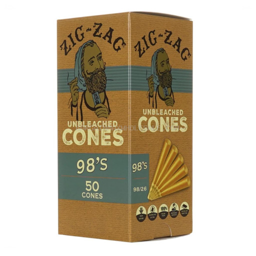 ZIG-ZAG CONES 98'S 50 CT