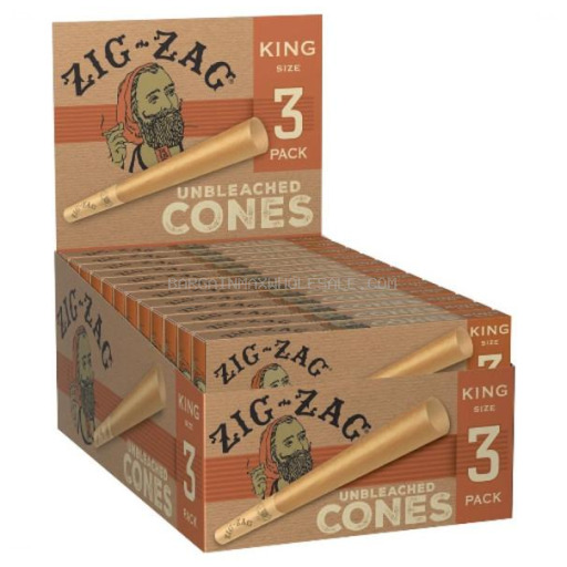 ZIG-ZAG PAPPER CONES UT 70MM 24CT