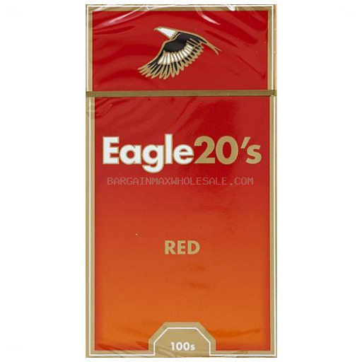 EAGLE 20'S RED 100 BX FSC 10 PK