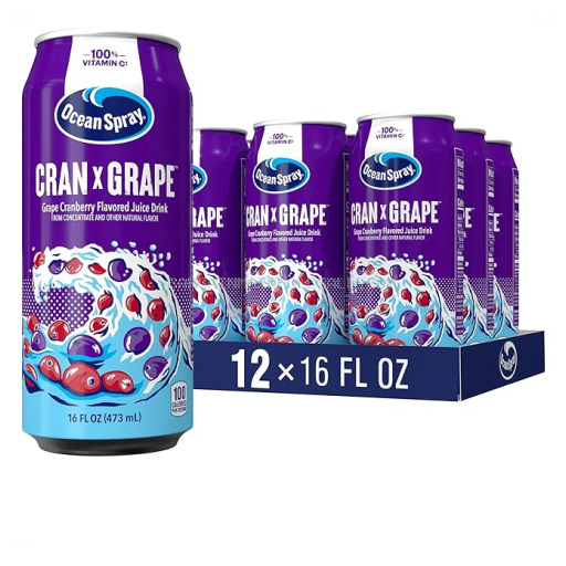 OCEAN SPRAY CRAN GRAPE 12/15.2 OZ