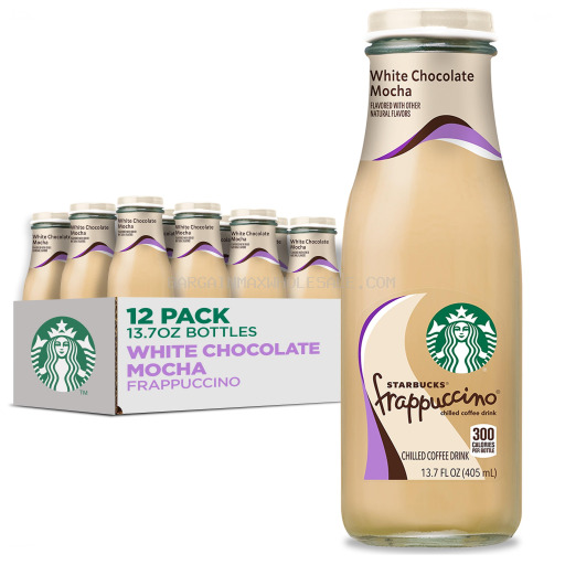 STARBUCKS WHITE CHOCOLATE MOCHA 12/13.7 OZ