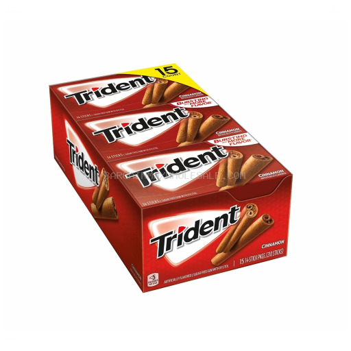 TRIDENT CINNAMON 15 CT