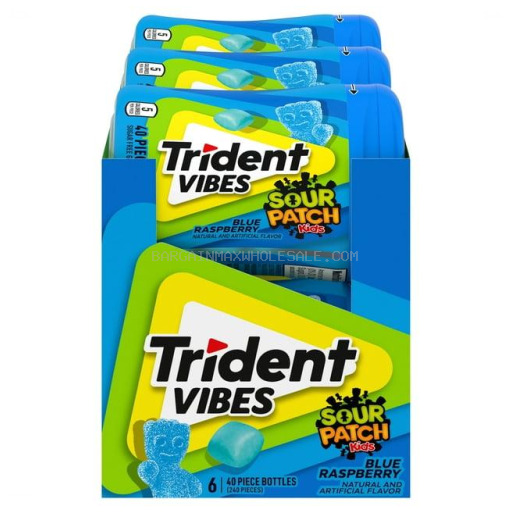 TRIDENT VIBES BLUE RASP 6CT