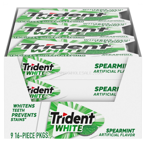 TRIDENT WHITE SPEARMINT 9 CT