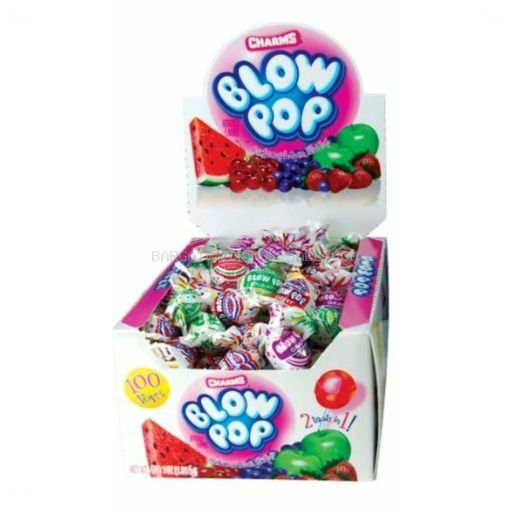 BLOW POP 2 TREATS IN 1 100 CT