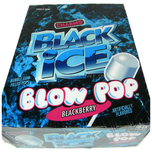 BLOW POP BLACK ICE 48 CT