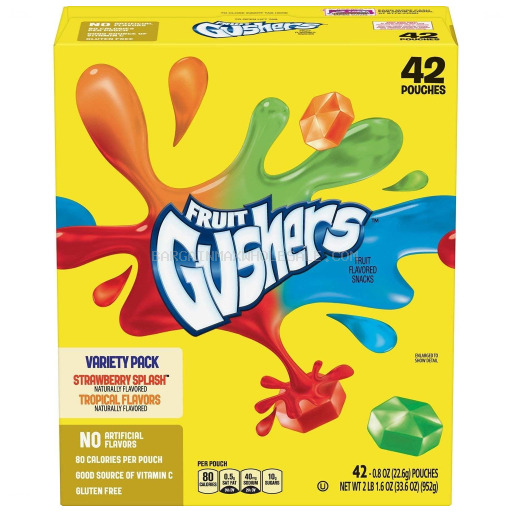 FRUIT GUSHERS 42 CT