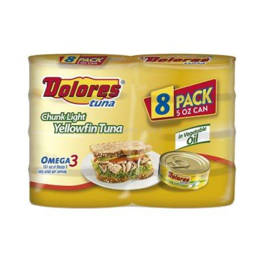 DOLORES OIL TUNA 8/5OZ