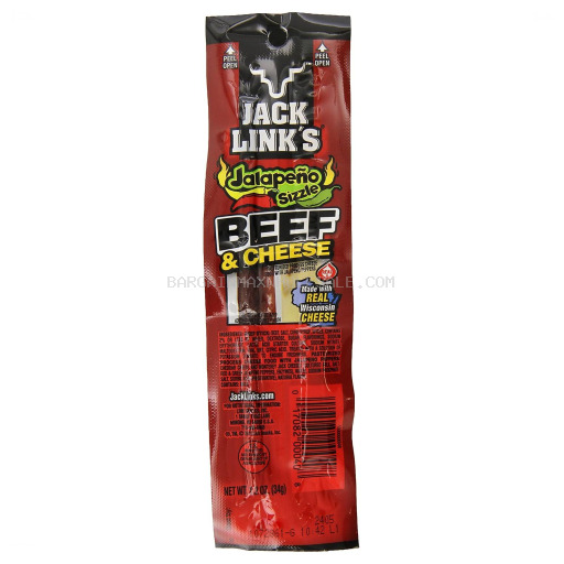 JACK LINK'S JALAPENO SIZZLE BEEF & CHEESE16/1.2 OZ