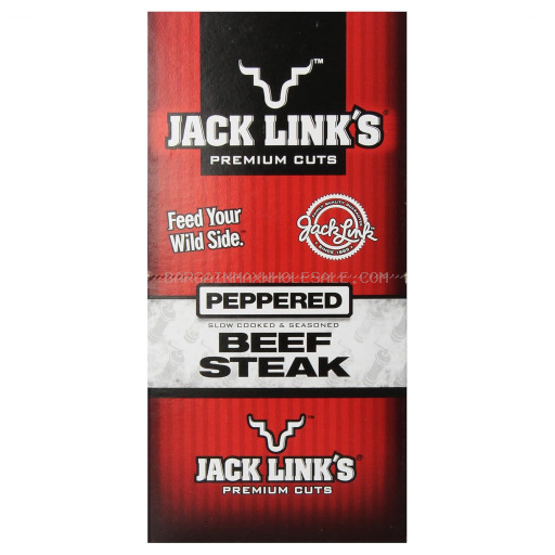 JACK LINK'S PEPPERED BEEF STEAK 12/1 OZ