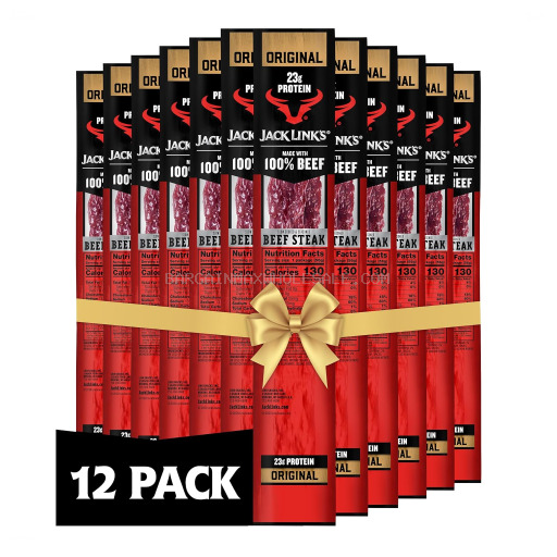 JACK LINK'S ORIGINAL BEEF STEAK 12/2 OZ