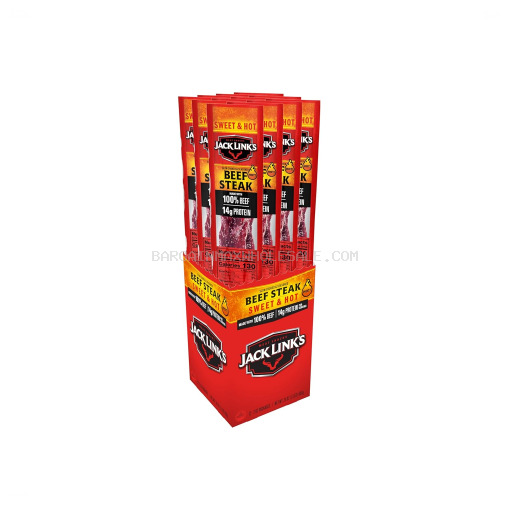 JACK LINK'S SWEET&HOT BEEF STEAK 12/2 OZ