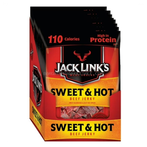 JACK LINK'S SWEET&HOT BEEF JERKY 10/1.25 OZ