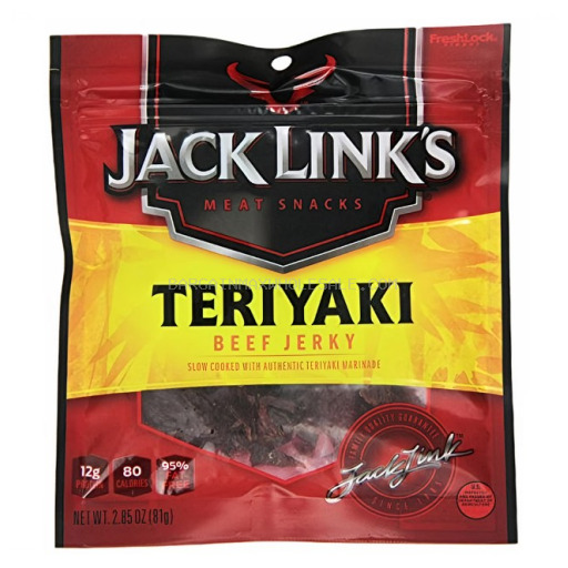 JACK LINK'S TERIYAKI BEEF JERKY 10/1.25 OZ