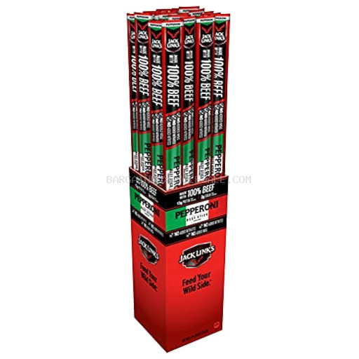 JACK LINK'S PEPPERONI BEEF STEAK 24/1.84 OZ