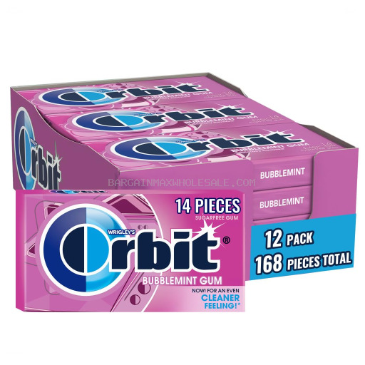 ORBIT BUBBLEMINT 12 CT