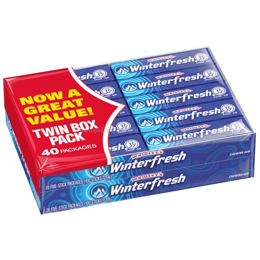 WRIGLEY`S WINTER FRESH 40 CT