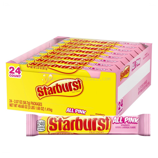 STARBURST ALL PINK 24 CT