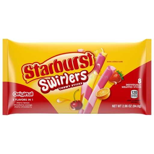 STARBURST GUMMIES SWIRLERS 10/2.96 OZ