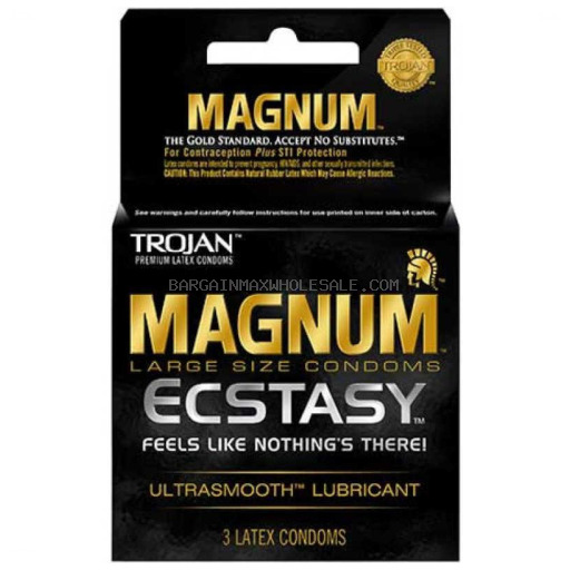 TROJAN MAGNUM BLK 6/3 CT
