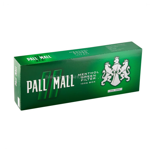 PALL MALL MENTHOL 100S BX FSC 10 PK