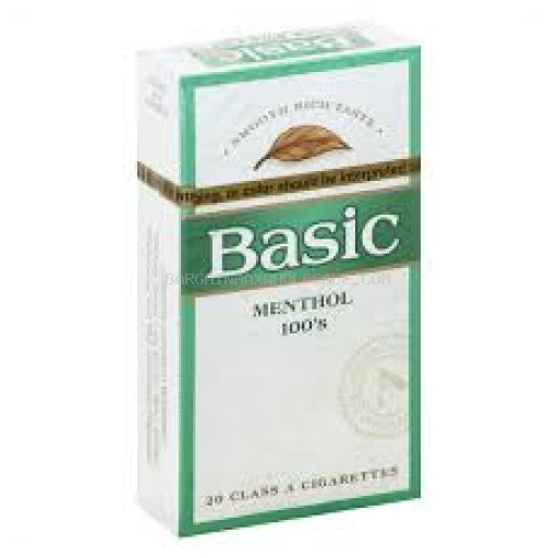 BASIC MENTHOL 100S BX FSC 10 PK