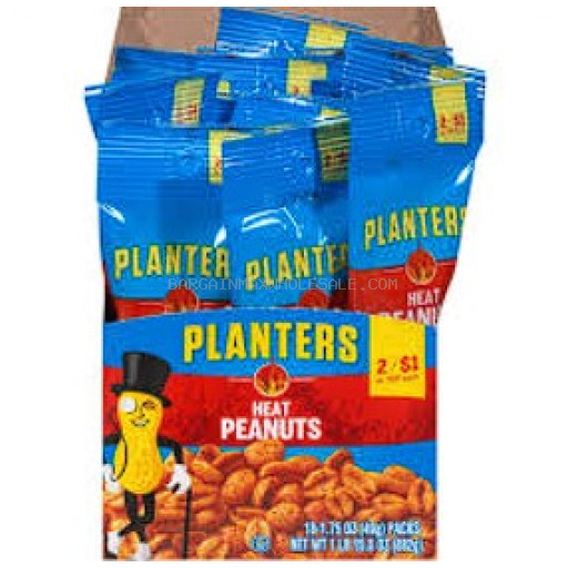 PLANTERS HEAT PEANUTS 18/1.75 OZ