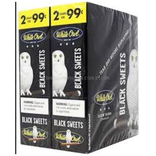 WHITE OWL CIGAR BLACK SWEETS SAVE2 30/2 CT
