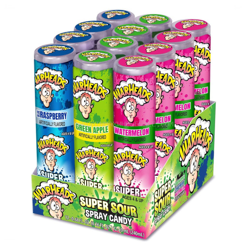 SUPER SOUER SPRAY CANDY 24 CT