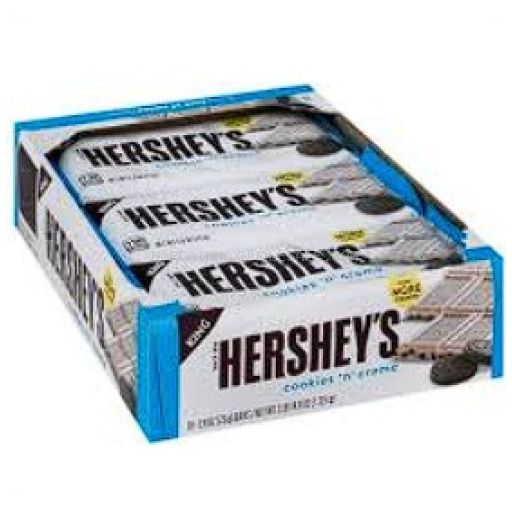 034000196050 HERSHEY`S COOKIES&CREAM KG SIZE 18 CT - Image 1