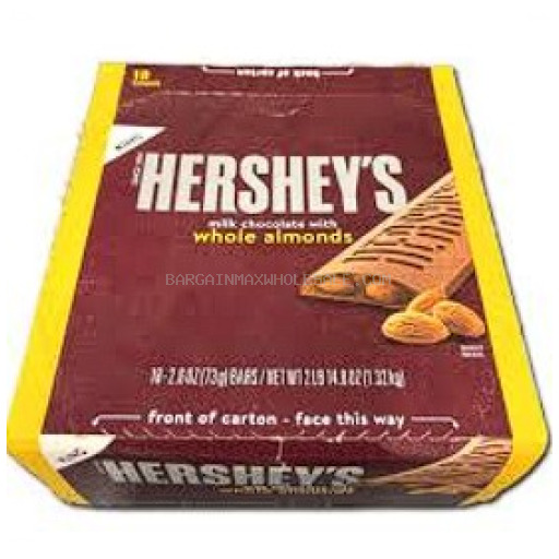 HERSHEY`S ALMONDS KG SIZE 18 CT