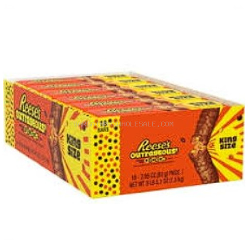 REESE`S OUTRAGEOUS KG SIZE 18 CT