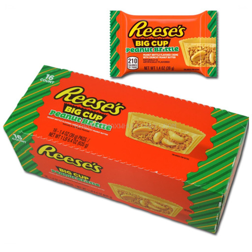 REESE`S BIG CUP PEANUT BRITTLE KG SIZE 16 CT