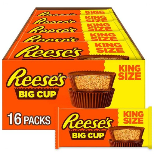 REESE`S JUMBO CUP KG SIZE 16 CT