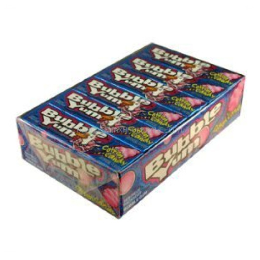 BUBBLE YUM COTTON CANDY 18/5 CT