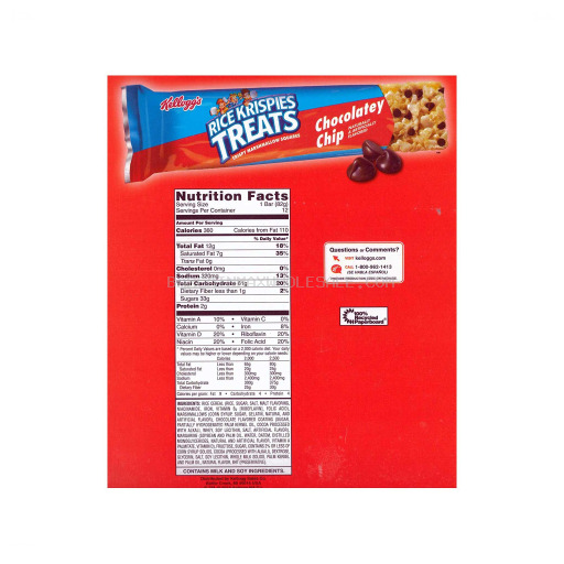 RICE KRISPIES CHOCOLATEY CHIP  12/2.9 OZ