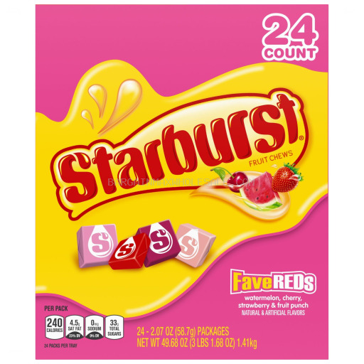 STARBURST FAVE REDS 24 CT