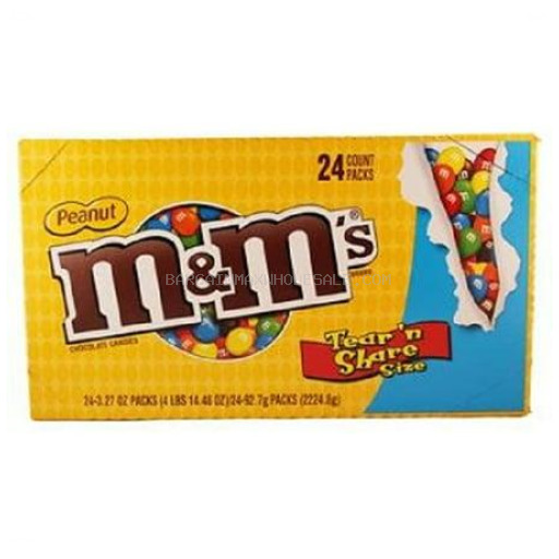 M & M PEANUT BUTTER KG SIZE 24 CT