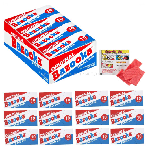 041116043239 BAZOOKA ORIGINAL GUM 12 CT - Image 1