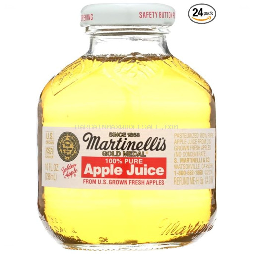 MARTINELLI APPLE JUICE 24/10 OZ